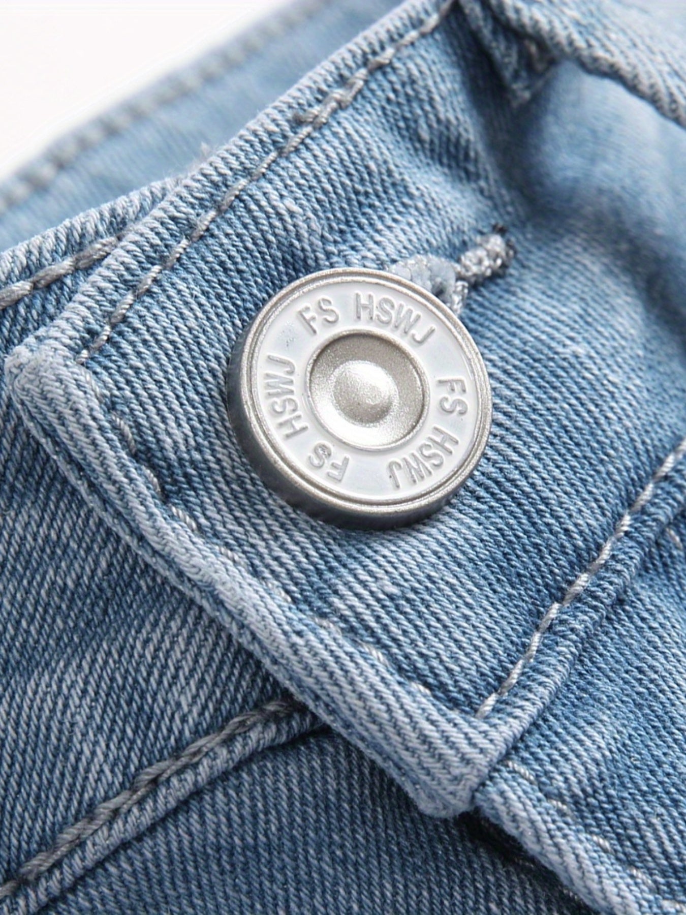 Boys Ripped Jeans Denim Pants Straight Cut Jeans