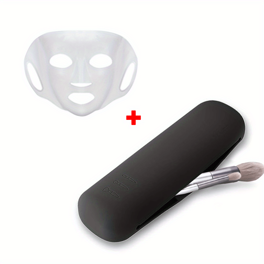 Silicone Makeup Brush Travel Case Waterproof Holder, 13 Colors