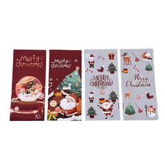 50pcs Christmas Gift Bags with Twist Ties Treat Bags for Snacks & Sweets