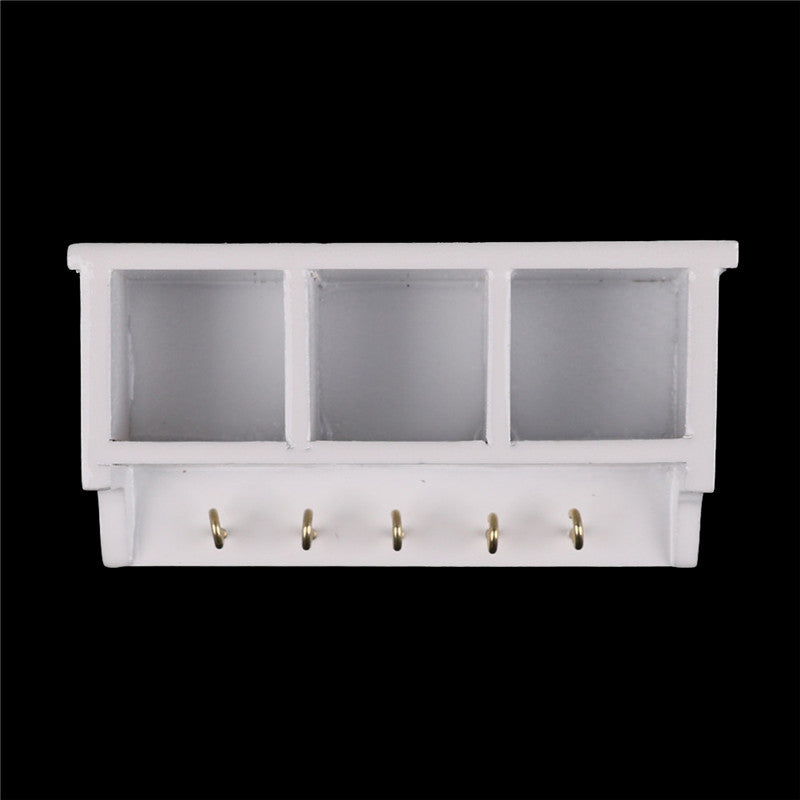 Dollhouse Kitchen Wood Wall Rack 1:12 Decoration Accessories
