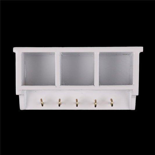 Dollhouse Kitchen Wood Wall Rack 1:12 Decoration Accessories