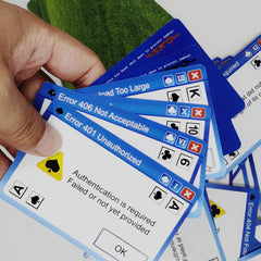 Windows Error Proof Playing Cards - Fun & Stress Card Game