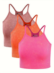 Yoga Sleeveless Crop Tank Top Women's Activewear