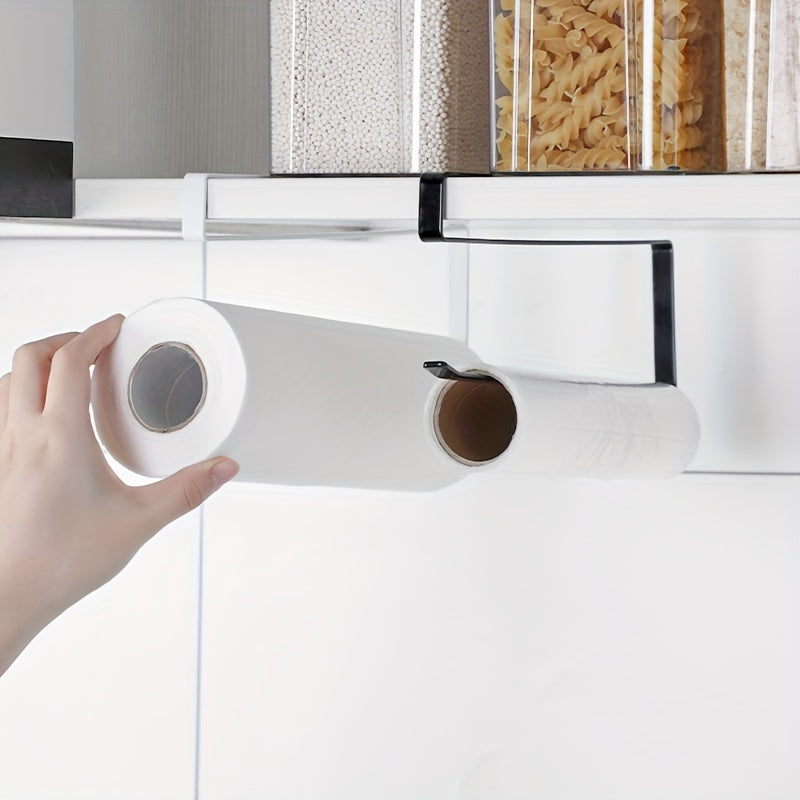 Kitchen Paper Roll Rack Cabinet Paper Towel Rack Wall-mounted
