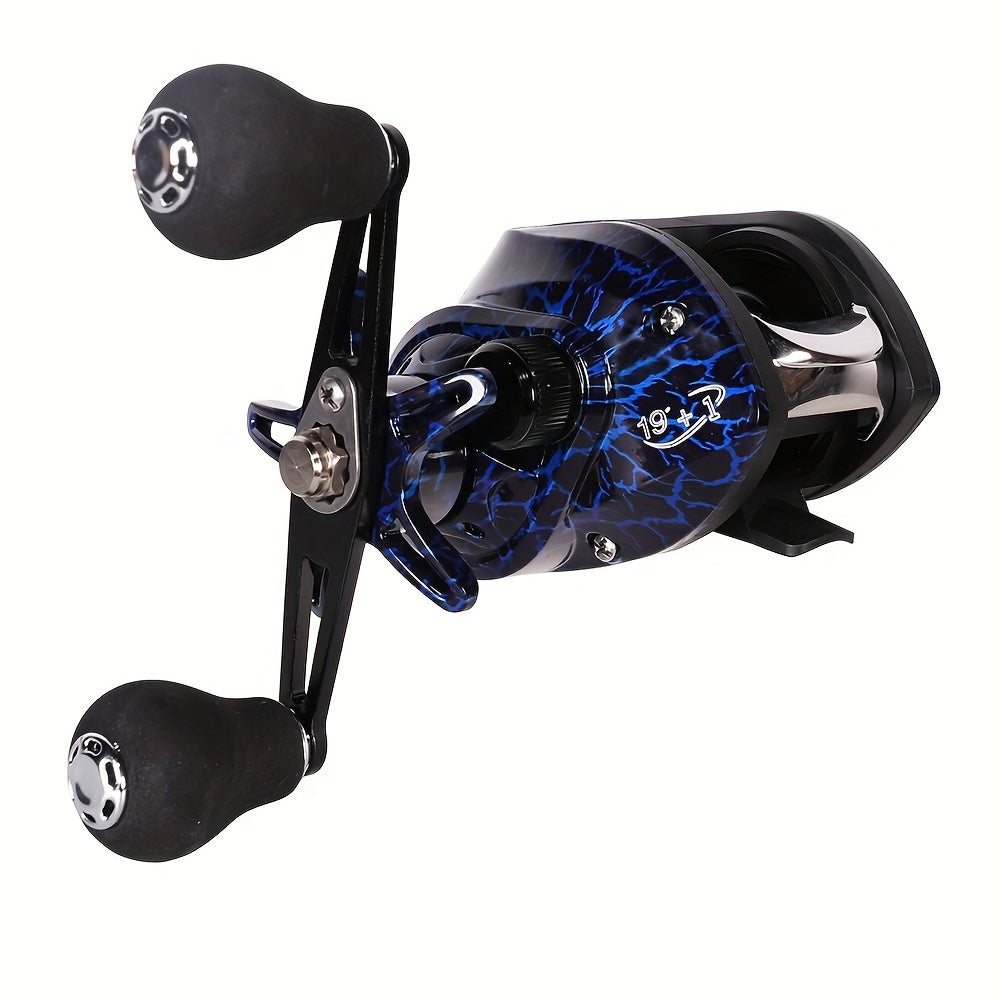 7.2:1 Ratio All Metal Fishing Reel Long Throw Max Drag 10KG