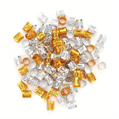 50pcs Braided Hair Beads for Baby Girls Head Jewelry