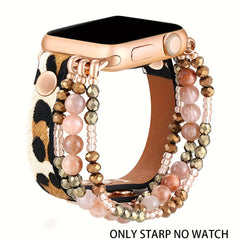 Bead Braided Watch Strap for iWatch SE10 9 8 7 6 5 4 38mm 49mm
