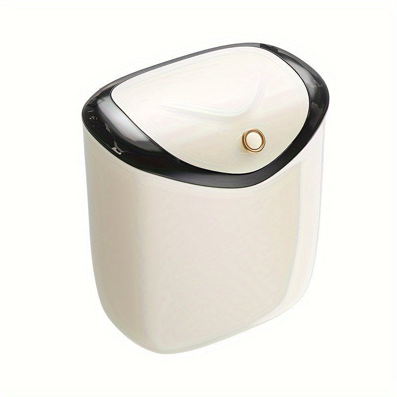 Wall Mounted Trash Can With Lid Storage Bucket