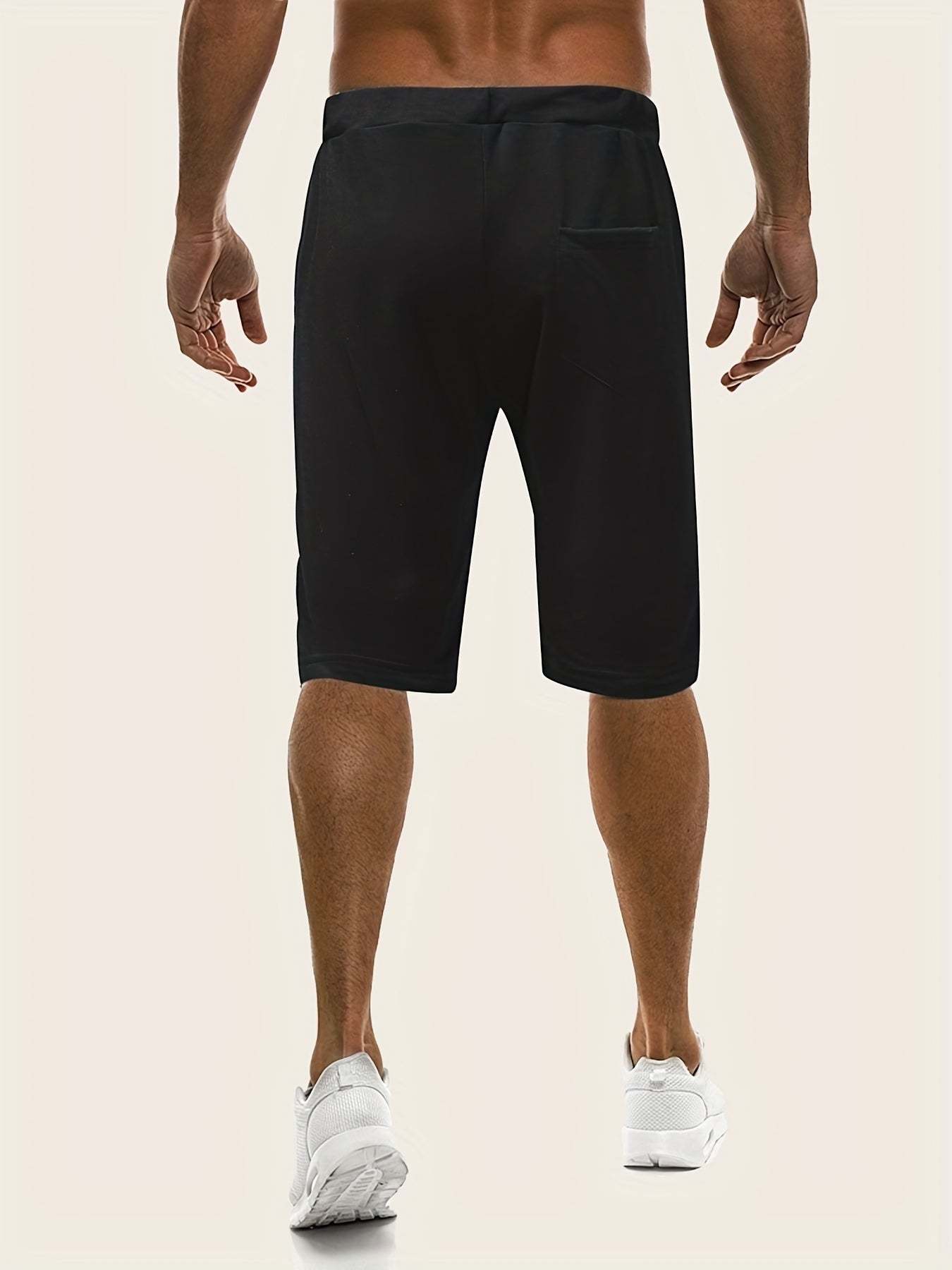Men's Block Drawstring Shorts for Summer: Running, Basketball, Athletics