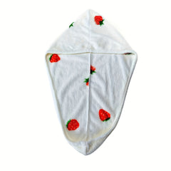 Microfiber Hair Towel With Button Soft Drying Cap Absorbent Towel