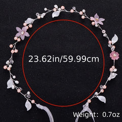 Opal Crystal Hair Vine Bridal Headpiece