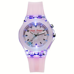 Glow Rabbit Kids Watch with Silicone Strap