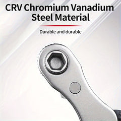 Portable Bidirectional Ratchet Screwdriver Wrench