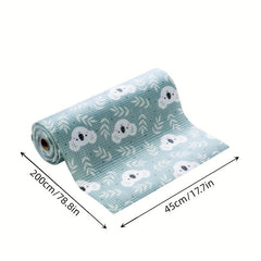 Daisy Printed Shelf Liner Non Adhesive Waterproof Stain Proof Washable
