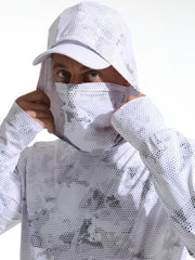 Print Men's Long Sleeve UV Protection Fishing Outwear