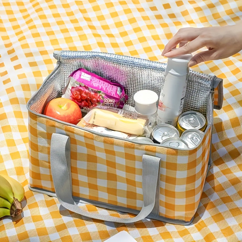 Insulated Outdoor Picnic Bag Portable Basket Camping Basket