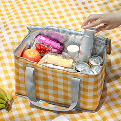 Insulated Outdoor Picnic Bag Portable Basket Camping Basket
