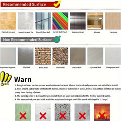 Wood Pattern Adhesive Floor Tiles 5pcs 0.7mm Waterproof PVC Flooring