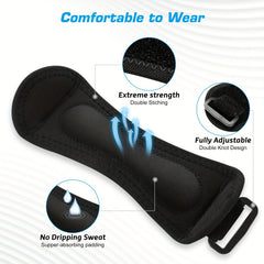 Breathable Knee and Wrist Straps Set for Sports Protection