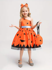 Girls Halloween Princess Dress & Bag Set Costume Dress