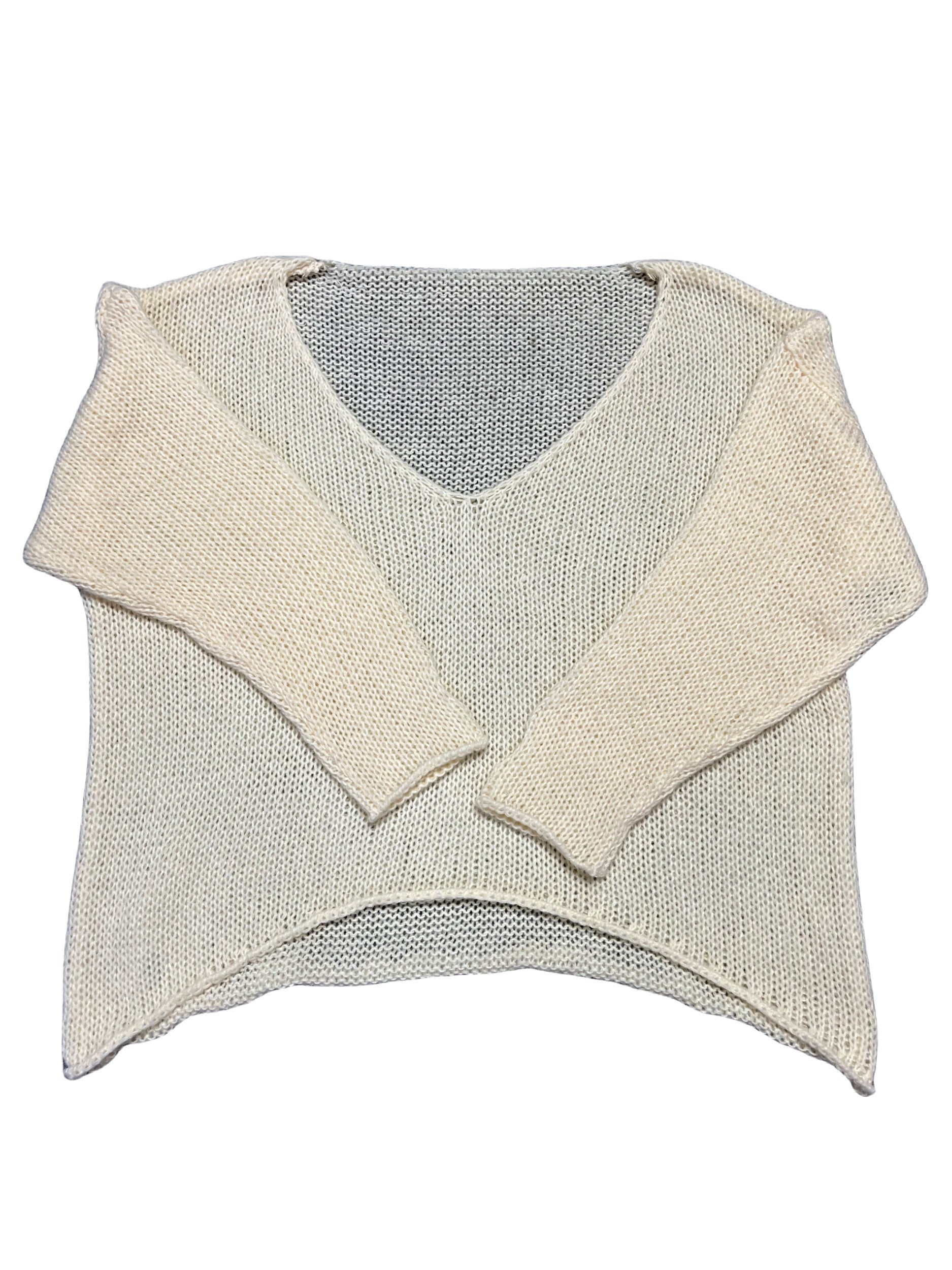 Casual Sweater Women's Solid V Neck Jumper