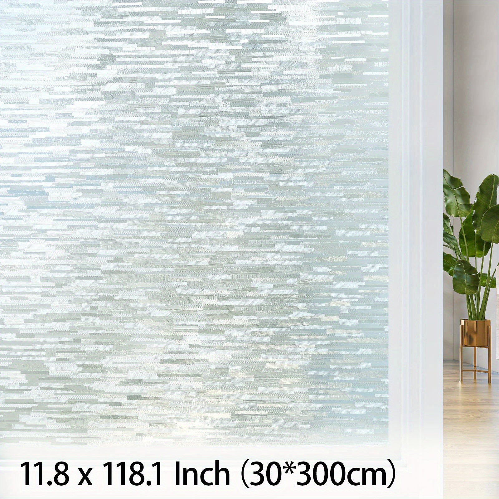 Frosted Glass Window Film Privacy Static Cling UV Blocking