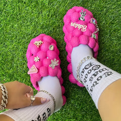 Fashionable Bubble Slippers Waterproof Non Slip Beach Slippers