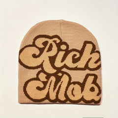 Unisex Wool Acrylic Knitted Hat for Outdoor Travel