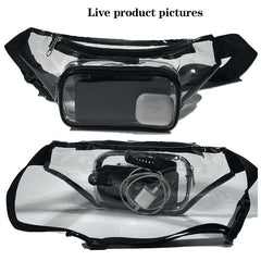 Stadium Approved Transparent Fanny Pack Waterproof Waist Bag Clear Purse