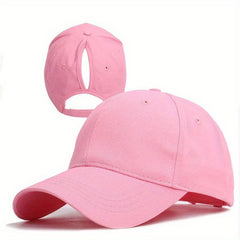 Tie Dye Ponytail Cap Women Sunscreen Dad Hat
