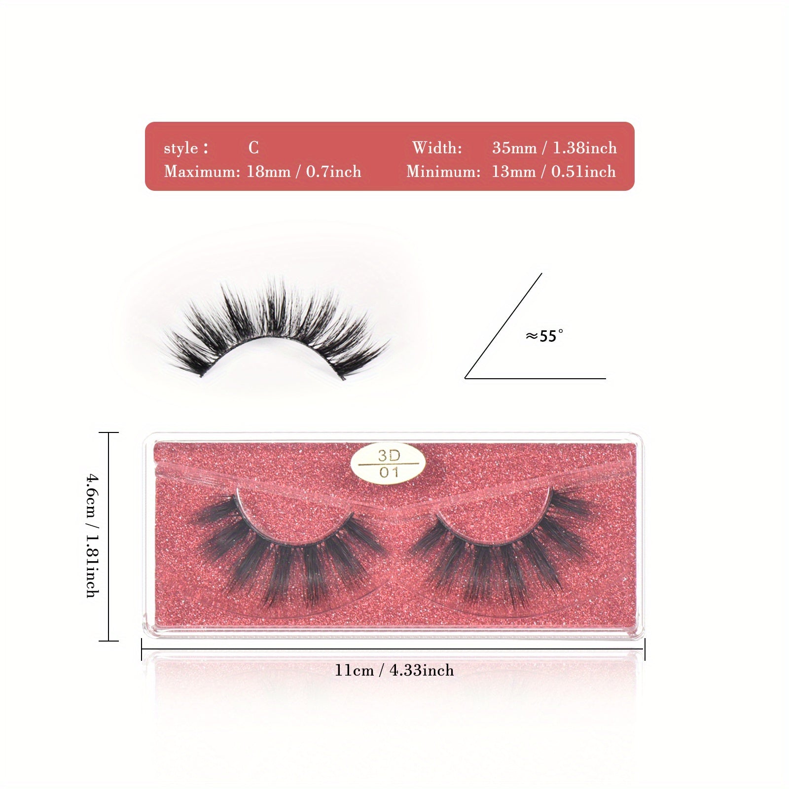 Thick Fluffy False Eyelashes Extension Makeup 10 Styles