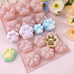 Cat Claw Silicone Mold Candle Soap Drop Glue Mold