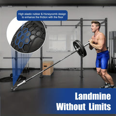 Barbell Cover Rotatable Fitness Equipment Training Stick