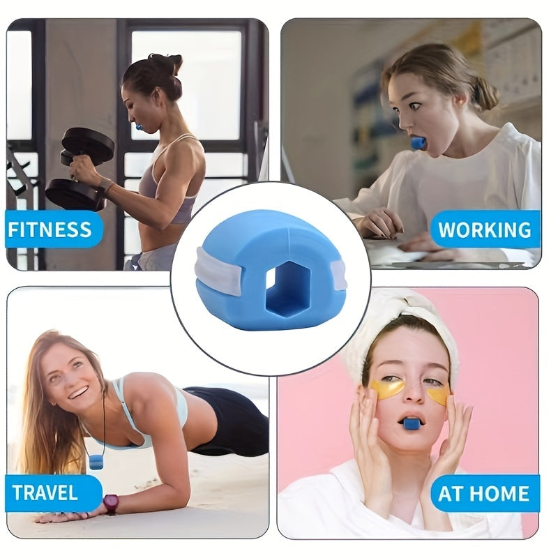 Silica Gel Jawline Exercise Ball Face Muscle Training Tool