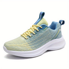 Women's Flying Woven Running Shoes Lace Up Breathable