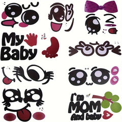 9pcs Funny Pregnancy Belly Stickers - MY & I'M HUNGRY Designs