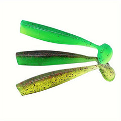 4pcs 8g Dual Soft Fishing Lures T tail For Bass Perch Accessories
