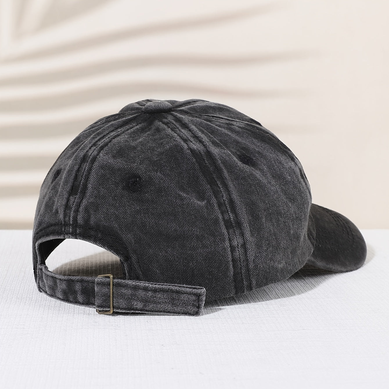 Kids Distressed Vintage Baseball Cap with Mountain Print