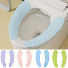 Eco Washable Reusable Toilet Seat Cushion Soft Self Adhesive Cover