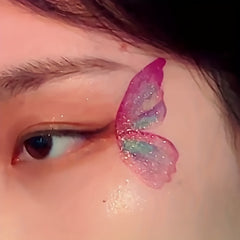Red Dream Wings Butterfly Eye Stickers for Proms & Parties