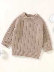 Toddler Baby Sweater Comfy Seamless Pullover Top