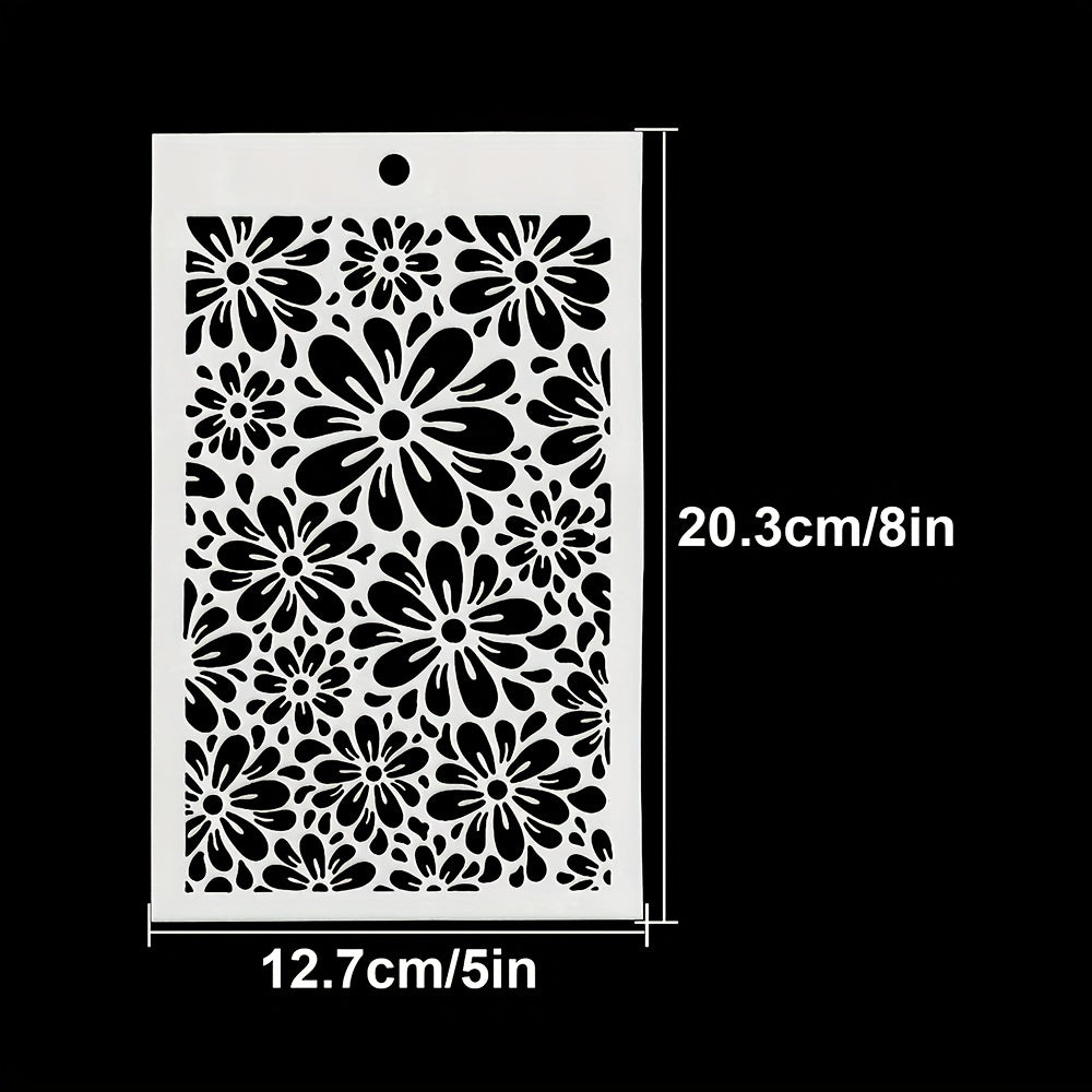 Little Flower Stencils Shoe Graffiti DIY Art Stencils 20 3cmX12