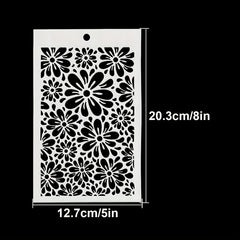 Little Flower Stencils Shoe Graffiti DIY Art Stencils 20 3cmX12