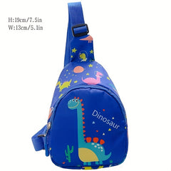 Kids Sling Bag Unicorn Dinosaur Shoulder Chest Crossbody Backpack