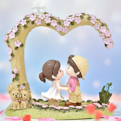 Dancing Couple Ornaments Fairy Garden Bonsai Decorations Set