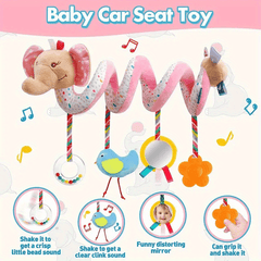 Infant Animal Bed Around Toy Plush Car Hanging Spiral Bed Hanging Toy