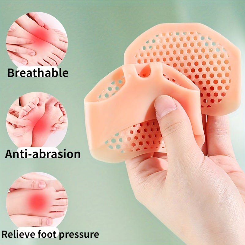 Silicone Half Insole Female Foot Pad Non-slip Shock Absorption