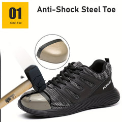 Steel Toe Puncture Proof Work Shoes for Construction Site