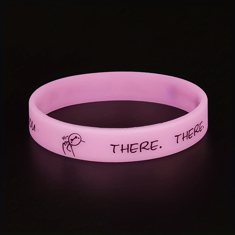Sporty Style Rubber Wristbands for Teens