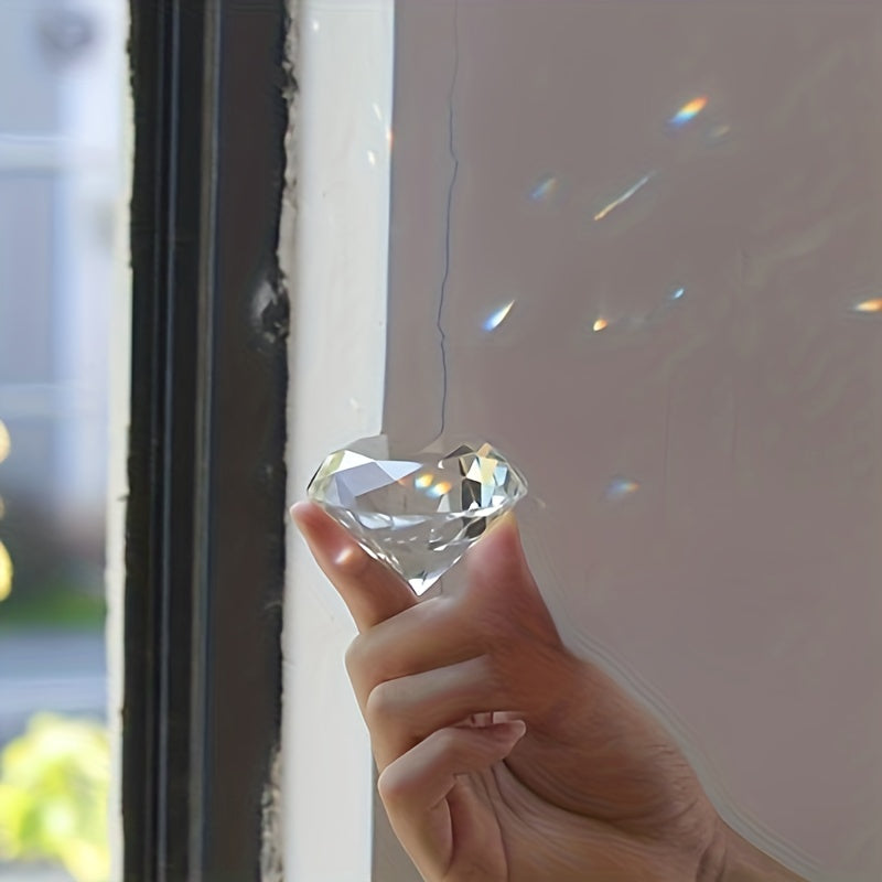 Crystal Faceted Diamond Paperweight Wedding Favor Decor